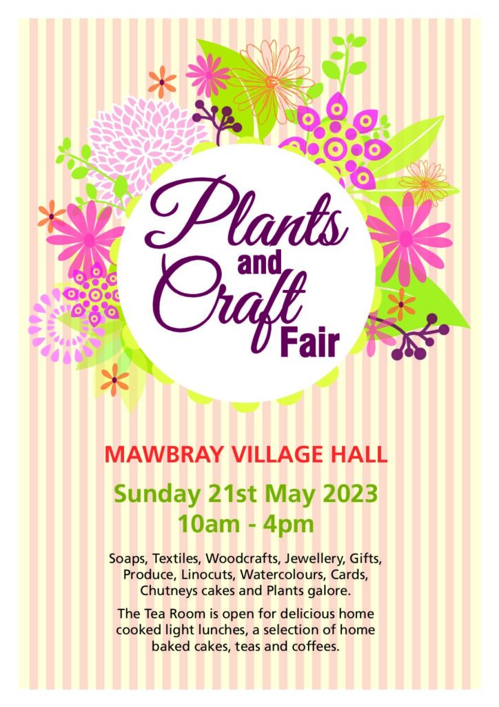 Mawbray Village Hall Annual Spring Plants & Craft Fair - Mawbray ...