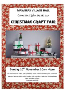 Mawbray Village Hall Christmas Craft Fair